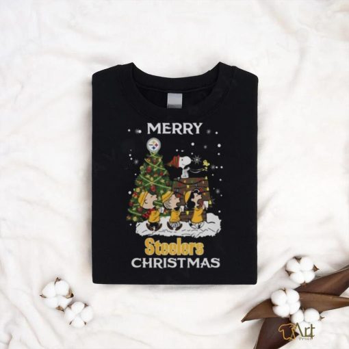 Pittsburgh Steelers Snoopy Family Christmas Shirt