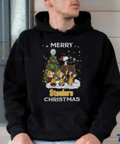 Pittsburgh Steelers Snoopy Family Christmas Shirt