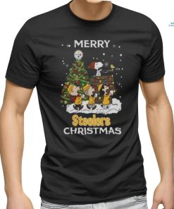 Pittsburgh Steelers Snoopy Family Christmas Shirt