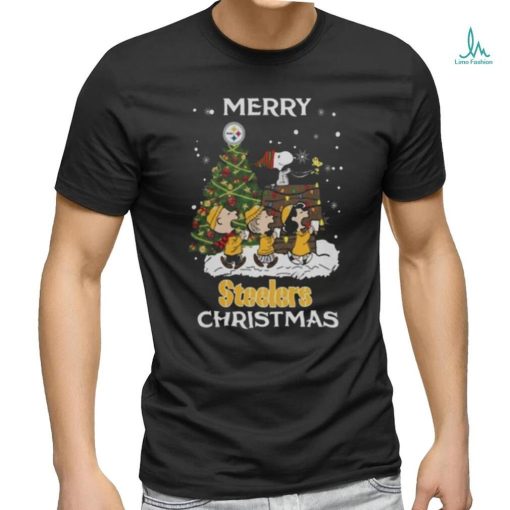 Pittsburgh Steelers Snoopy Family Christmas Shirt