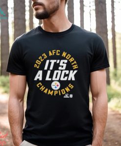 Pittsburgh Steelers it’s a lock 2023 AFC North champions shirt