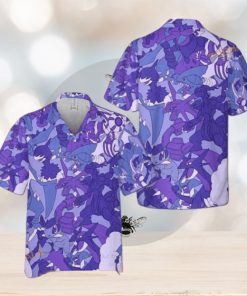 Pokemon Electric Dragon Type Funny 3D Hawaiian Shirt
