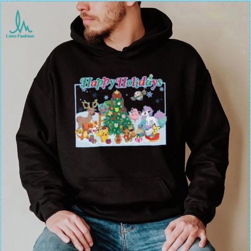 Pokemon Mad Engine Toddler Happy Holidays Graphic T Shirt