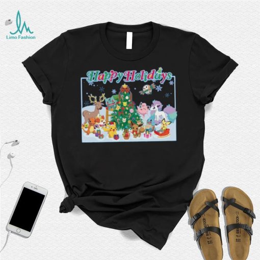 Pokemon Mad Engine Toddler Happy Holidays Graphic T Shirt