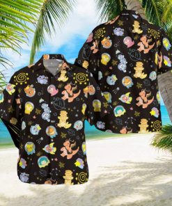 Pokemon Spaceship Combo Hawaiian Shirt And Shorts Best For Men And Women Holidays