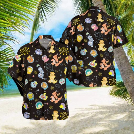 Pokemon Spaceship Combo Hawaiian Shirt And Shorts Best For Men And Women Holidays