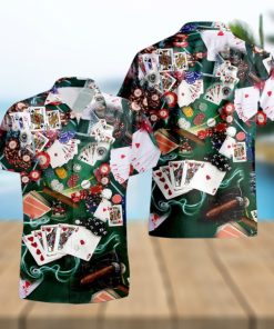 Poker Hawaiian Shirt, Gambling Shirt, Poker Player Shirt, Hawaii Shirt Party Summer, Tropical Shirts, Casino Aloha Hawaii Shirt