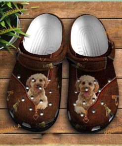 Poodle Owners Cute Dog Pattern Crocs