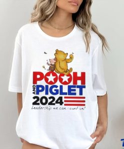 Pooh And Piglet 2024 Leadership We Can Count On T Shirt