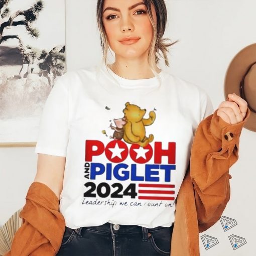 Pooh And Piglet 2024 Leadership We Can Count On T Shirt