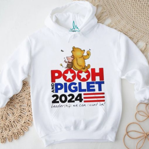 Pooh And Piglet 2024 Leadership We Can Count On T Shirt
