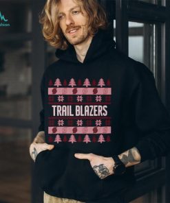 Portland Trail Blazers Holiday Christmas Tree T Shirt