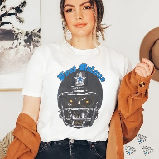 Post Malone Dallas Cowboys Skull Helmet Shirt