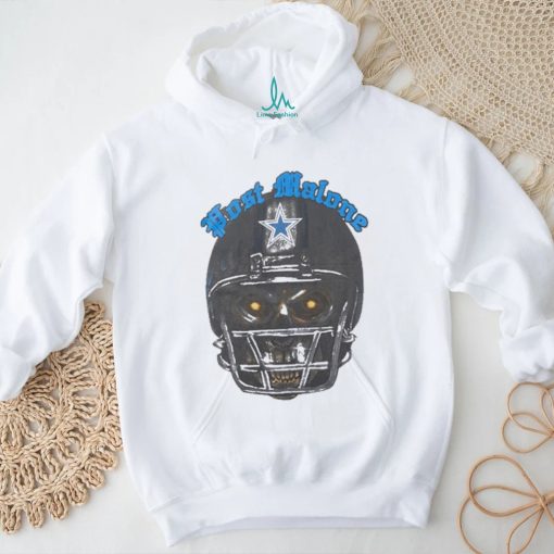 Post Malone Dallas Cowboys Skull Helmet Shirt