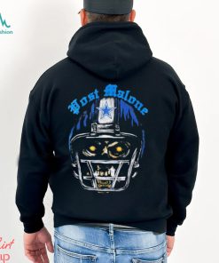 Post Malone X Dallas Cowboys skull helmet drip shirt