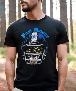 Post Malone X Dallas Cowboys skull helmet drip shirt