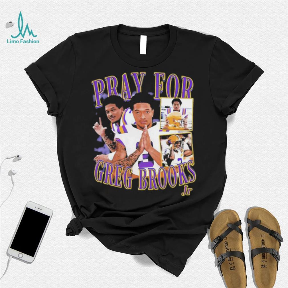 Pray for Greg Brooks picture collage shirt Pray for Greg Brooks picture collage shirt