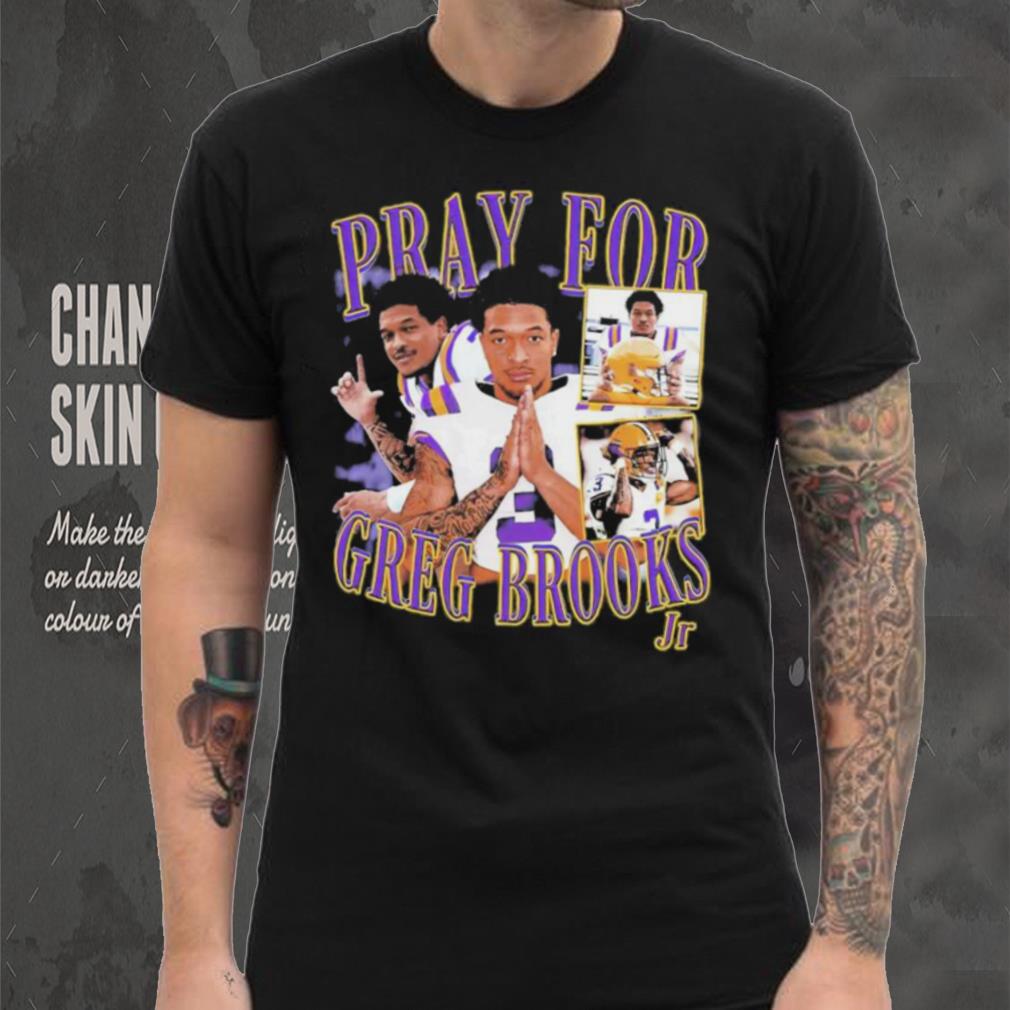 Pray for Greg Brooks picture collage shirt Pray for Greg Brooks picture collage shirt
