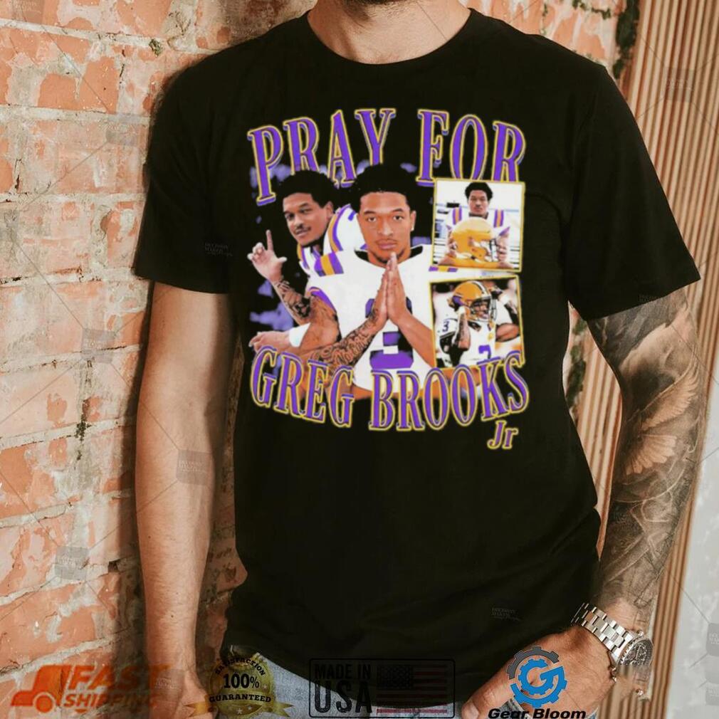 Pray for Greg Brooks picture collage shirt Pray for Greg Brooks picture collage shirt