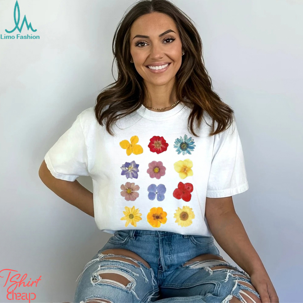 Pressed Flowers T Shirt Wildflower Shirt Motivation Classic Unisex Pressed Flowers T Shirt Wildflower Shirt Motivation Classic Unisex