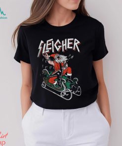 Pull de Noël laid traîneau Père Noël en métal lourd T shirt, hoodie, sweater, long sleeve and tank top Pull de Noël laid traîneau Père Noël en métal lourd T shirt
