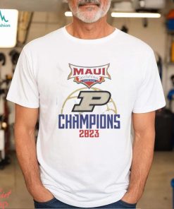 Purdue Basketball Maui Invitational Champions 2023 Logo Shirt