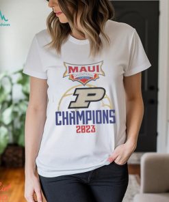 Purdue Basketball Maui Invitational Champions 2023 Logo Shirt