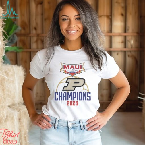 Purdue Basketball Maui Invitational Champions 2023 Logo Shirt