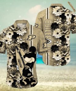 Purdue Boilermakers Hawaiian Shirt Mickey Love Surfing Trending Summer Gift