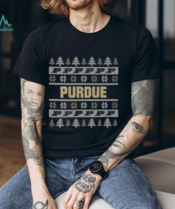 Purdue Boilermakers Holiday Christmas Tree T Shirt