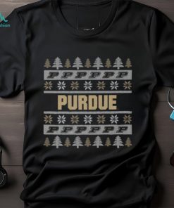 Purdue Boilermakers Holiday Christmas Tree T Shirt