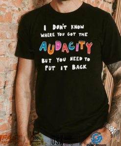 Put It Back Tee Ethically Made T Shirts