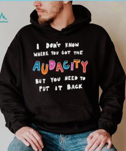 Put It Back Tee Ethically Made T Shirts