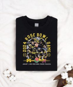 Quality 2024 Rose Bowl Game Michigan Wolverines T Shirt