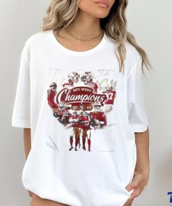 Quality Best in the West San Francisco 49ers NFC West Champions 2023 T Shirt