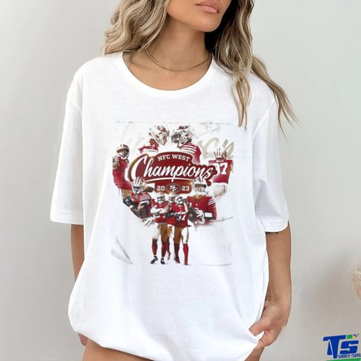 Quality Best in the West San Francisco 49ers NFC West Champions 2023 T Shirt