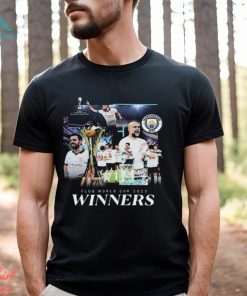 Quality Champions Of The World For 2023 FIFA Club Word Cup Champions Are Manchester City Unisex T Shirt