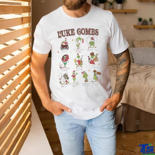 Quality Grinch Luke Combs Christmas 2023 Shirt