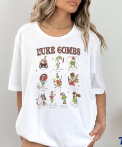 Quality Grinch Luke Combs Christmas 2023 Shirt