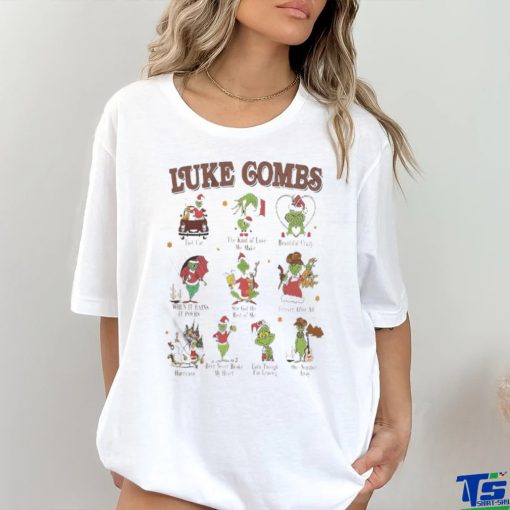 Quality Grinch Luke Combs Christmas 2023 Shirt
