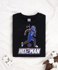 Quality Hei2man Ashton Jeanty Boise State Broncos Signature Unisex T Shirt