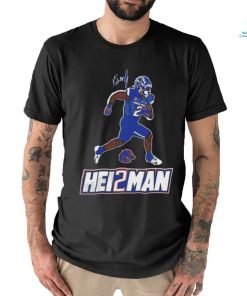 Quality Hei2man Ashton Jeanty Boise State Broncos Signature Unisex T Shirt