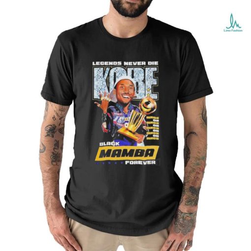 Quality Legend Never Die Kobe Bryant Black Mamba Forever Vintage Unisex T Shirt