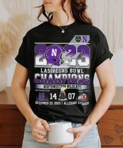Quality Northwestern Wildcats 2023 Las Vegas Bowl Champions T Shirt