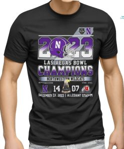 Quality Northwestern Wildcats 2023 Las Vegas Bowl Champions T Shirt, hoodie, sweater, long sleeve and tank top Quality Northwestern Wildcats 2023 Las Vegas Bowl Champions T Shirt
