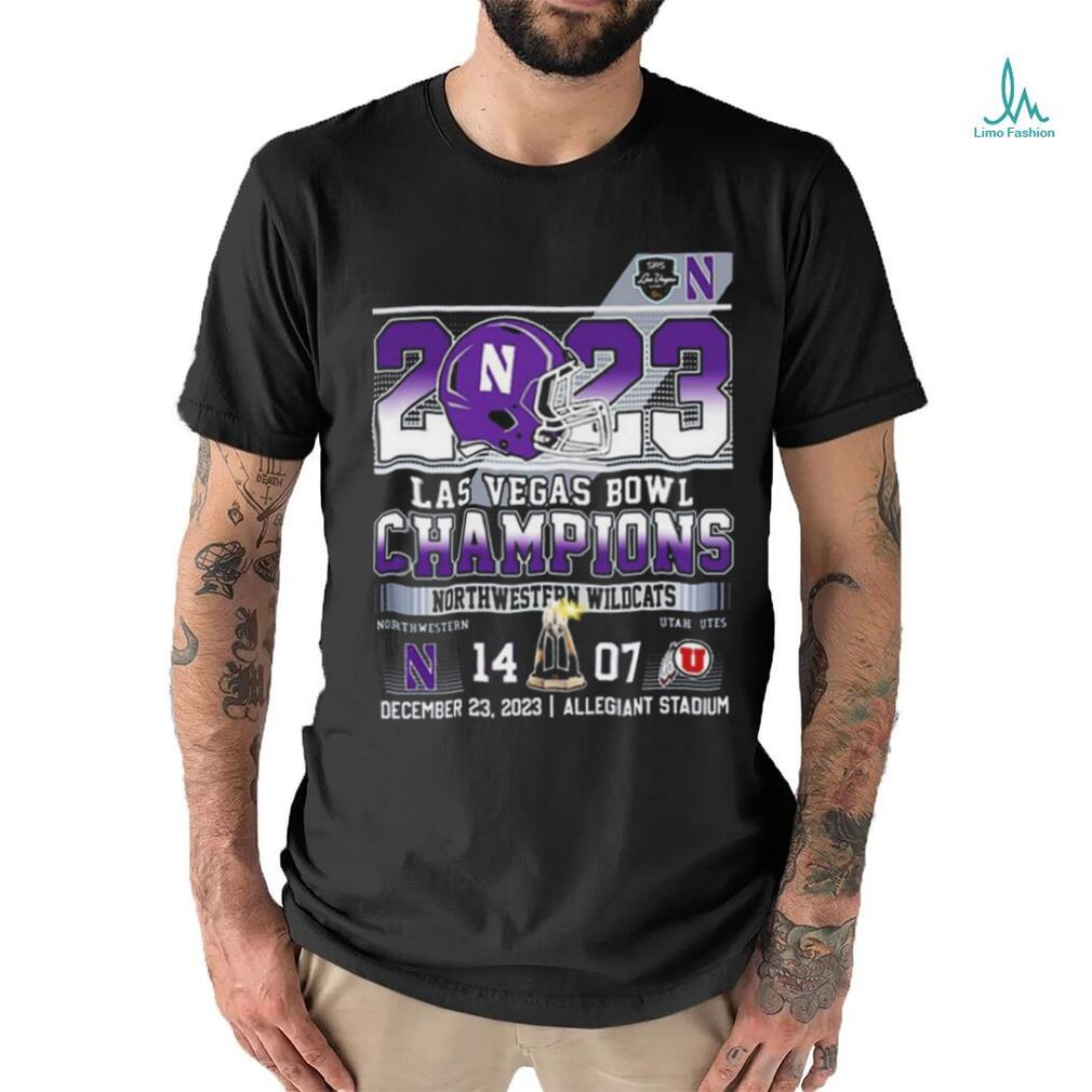 Quality Northwestern Wildcats 2023 Las Vegas Bowl Champions T Shirt Quality Northwestern Wildcats 2023 Las Vegas Bowl Champions T Shirt
