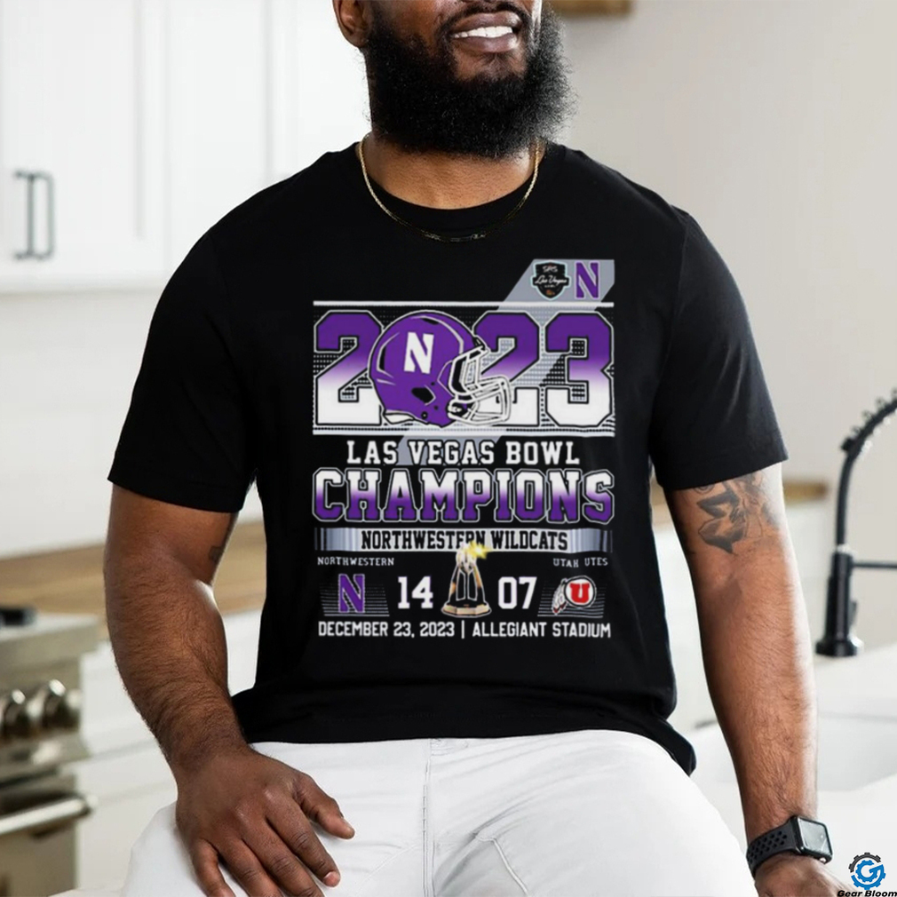 Quality Northwestern Wildcats 2023 Las Vegas Bowl Champions T Shirt Quality Northwestern Wildcats 2023 Las Vegas Bowl Champions T Shirt