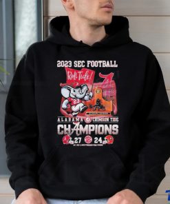 Quality SEC Football 2023 Roll Tide Alabama Crimson Tide Champions 27 24 Georgia Bulldogs Unisex T Shirt