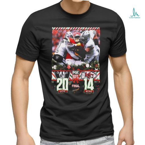 Quality The Las Vegas Raiders Stole Christmas In Kansas City NFL Official Poster shirt