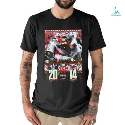 Quality The Las Vegas Raiders Stole Christmas In Kansas City NFL Official Poster shirt